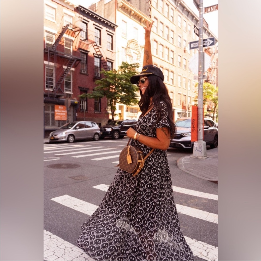 Dressed in LALA Black and White 😊 Maxi Sundress